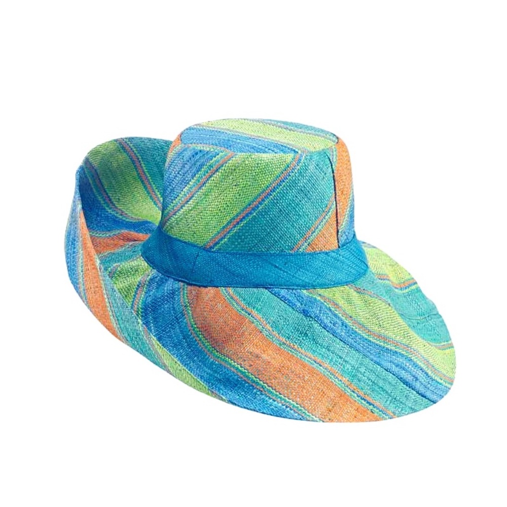 Handwoven Natural Raffia Hat
